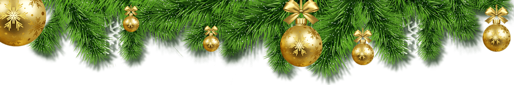 Titelbild mit weihnachtlichen Zweigen und Kugeln als Dekoration für die Weihnachtszeit